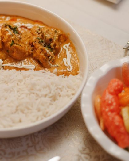 Kids Butter Chicken with Steamed Basmati Rice